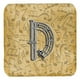 Carolines Treasures CJ2004-DFC Lettre D Instrument de Musique Alphabet Mousse Sous-Verres-Ensemble de 4 – image 1 sur 1
