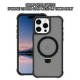 thumbnail image 2 of Casetego Magnetic for 15 Pro Phone Case, [Compatible with MagSafe] Built in Foldable Kickstand Rugged Slim Shockproof Protective Phone Cover,Black, 2 of 7