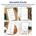 thumbnail image 2 of Avery Matte White Rectangle Cards, 6" x 11", 50ct, 2 of 8
