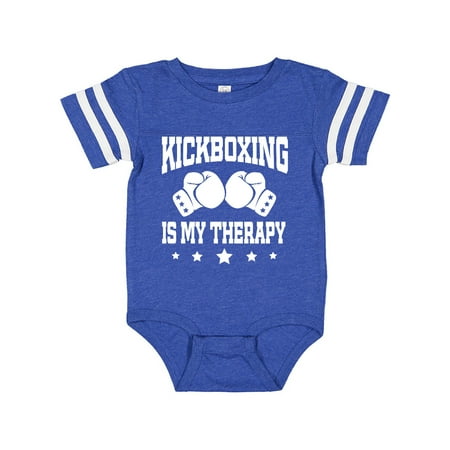 

Inktastic Kickboxing is my Therapy Gift Baby Boy or Baby Girl Bodysuit