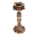 thumbnail image 2 of Candelabro vintage tallado, hermoso candelabro de pilar de bronce tallado para bodas y cumpleaños., 2 of 14
