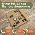 thumbnail image 4 of 14er Tactical Display Board | Patch Panel Holder, Collection Wall Display, Hook and Loop Panel, Morale Patch Board, 4 of 4