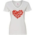 thumbnail image 3 of Inktastic Love, Hearts, Red Hearts, Valentine's Day Women's V-Neck T-Shirt, 3 of 5