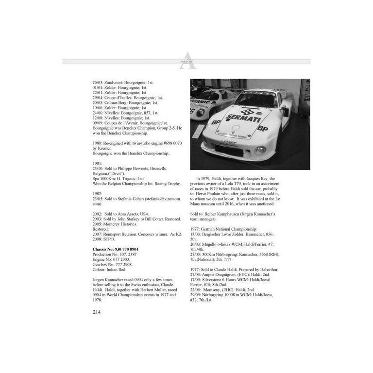 Porsche 930 to 935 : The Turbo Porsches (Paperback