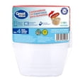 thumbnail image 1 of Contenedores reutilizables Great Value con taparrosca para alimentos 16 oz 4 pzas, 1 of 1