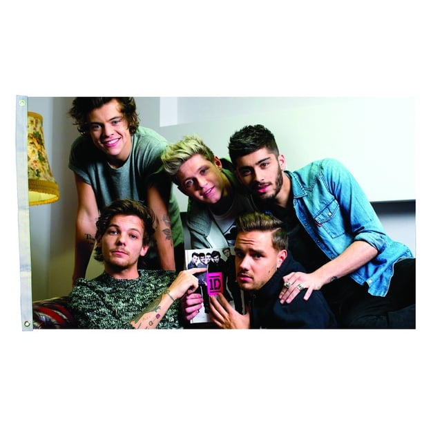 QIFEIHA One Direction 1D Music Band Flag 3x5 Feet Banner Flag