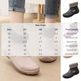 thumbnail image 4 of Taqqpue Women Rubber Boots Wide Calf Rain Boots Round-Toe Waterproof Fleece-Lined Warm Comfortable Short Rain Boots Mid Height Rain Shoes for Outdoor Gardening Work Walking, 4 of 10