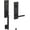 Rose, variant on Baldwin 85391.RENT Minneapolis Right Handed Single Cylinder Keyed Entry One Piec, Satin Black