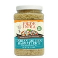 thumbnail image 1 of Pride Of India - Riz Basmati Doré Indien Extra Long - Grain Sella Étuvé Santé, Pot de 3 Livres, 1 of 6