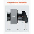 thumbnail image 6 of VEVOR 6 inch Through-The-Wall Ventilation Fan, 205 CFM Through Wall Exhaust Fan with AC Motor, Quiet Vent Easy Installation for Bathroom,Garage,Laundry Room,Storage Room Air Exchanger, 6 of 10