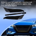 thumbnail image 4 of Accesorios de recubrimiento de parachoques de embellecedor de parrilla frontal de 1 juego de Unique Bargains para Nissan Sentra 2020 2021 2022 2023, 4 of 7