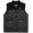 Black, variant on Men's Vest - Zip Up Sweater Yoke Front & Back Quilted Heated Vest for Men M-XXL