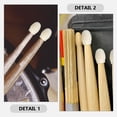 thumbnail image 4 of Raindrops 20Set Mute Tips Drumstick Accessories Improve Rhythm and Timing for Musicians, 4 of 8