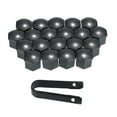 thumbnail image 2 of yotijar 2x20pcs Universal 19mm Wheel Nut Covers Lug Nut Caps Screw Protector Others 3 Pcs, 2 of 8