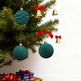thumbnail image 4 of Flocked Velvet Holiday Ornament Elegant Festive Hanging Decoration For Home Celebration And Christmas Tree, 4 of 5
