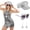 Silver, variant on Alaiyaky 3Pcs 70s Disco Accessories Disco Party Hat Set for Women, Sequin Hat with Sunglasses Glitter Accessorie,Hippie Costume Theme Party Fancy Dress Halloween Birthday Dance