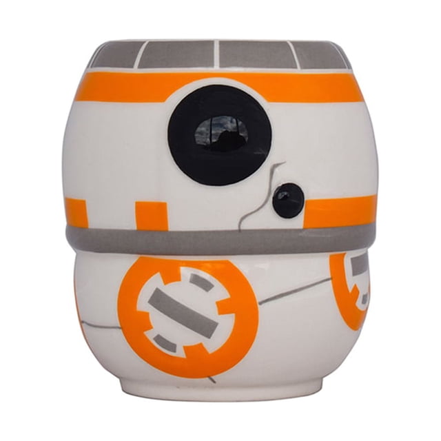 Taza para Café Disney Star Wars BB8 en 3D de Cerámica de 384 ml Ambient 21 Taza para Café Disney Star Wars BB8