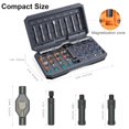 thumbnail image 3 of JXTZ 42 in 1 Ratchet Screwdriver Set, Magnetic Multi-Bit Repair Tool Kit with Detachable Handle, Compact & Portable Screwdriver Set for Home DIY, Com, 3 of 9