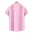 thumbnail image 7 of ZUBKTE Men's Shirt Vintage Bowling Short Sleeve Button Down Hawaiian Summer Beach Printed Casual Shirts S-4XL, 7 of 7