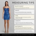 thumbnail image 4 of David’s Bridal, The Edit by DB Studio Women's Formal Sculpted Strapless Mini Dress, Short, Sequin, 4 of 6