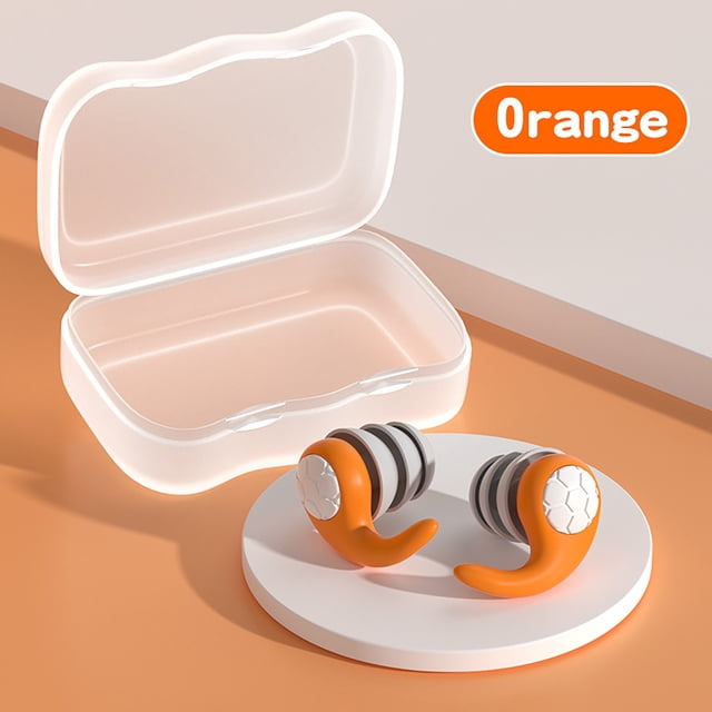 Tapones para los oídos con reducción de ruido de gel de sílice, filtro de ruido, ideales para dormir, nadar y resistir el agua. Tapones silenciosos de tres capas con reducción de ruido.