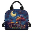 thumbnail image 2 of Yuyamidu Aesthetic Mushroom Lunch Box for Kids 8-12 Snail School Lunch Bag for Teen Girls 4th Grade Elementary/Middle School Lunchbox with Adjustable Strap Front Pockets Students Gifts, 2 of 7