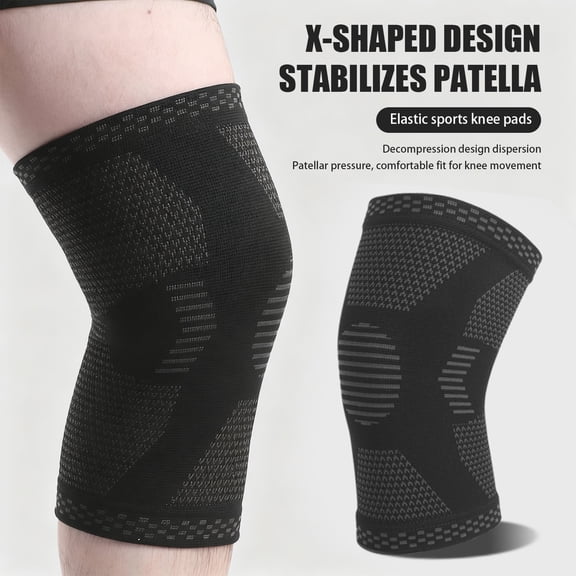 Knee Brace Support Sleeve Joint Protection Meniscus Tear Recovery Guard for Men Women Sports Running Basketball Workout Training Fitness Activity