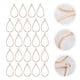 thumbnail image 5 of 50 piezas de colgante de cadena de muñeca de estilo retro, colgante de collar, material para manualidades DIY, 5 of 6