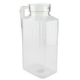 thumbnail image 2 of Bouteille de jus - pot de jus, bouteille en acrylique transparent rayé de glace d'eau froide jus Jug avec couvercle (4 tailles) (Taille : 1800ml), 2 of 10