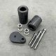thumbnail image 4 of For Honda CBR 600 RR 600RR CBR600RR CBR600 RR 2003 - 2006 Black Carbon Frame Sliders Crash Falling Protection Engine Protector, 4 of 4