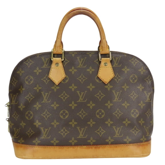 Pre-Owned Louis Vuitton Alma M51130 Monogram Brown Handbag for Women (Fair)