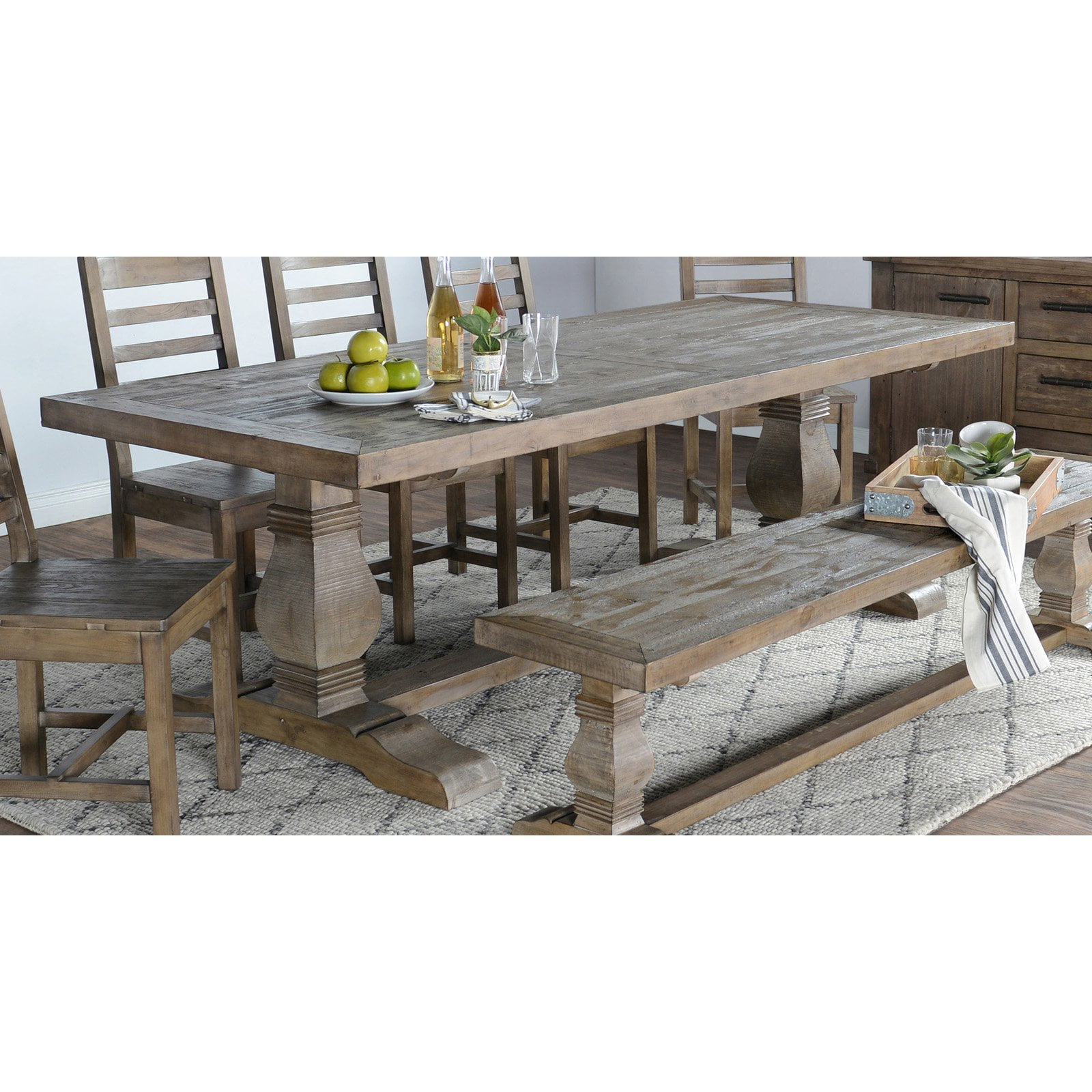 Buy Kosas Home Quincy 94 in. Trestle Dining Table Online at Lowest Price in Ubuy Nepal. 137388768
