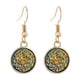 thumbnail image 4 of Pendientes europeos y americanos pendientes de resina de cristal pendientes conjunto de pendientes, 4 of 6