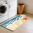 thumbnail image 5 of AuroraX Blue Bath Rugs for Bathroom Floor Non Slip OceanRug,Quick Drying Single Plush Washable Shower Rugs for Bathroom Extra Soft Anti Slip Shower Mats for Inside Shower, 5 of 6