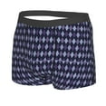 thumbnail image 2 of Naloa Purple and Blue Squares Print Mens Underwear - Boxers for Men, Classic Briefs for Men, 2 of 9