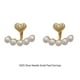 thumbnail image 4 of Qarigey Pendientes de tuerca de metal irregulares Estilo minimalista Toque de borde Pendientes de tuerca exquisitos para mujer Chic Ropa, zapatos y accesorios Miscelánea, 4 of 6