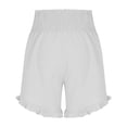 thumbnail image 7 of Admvng Women's Shorts Ruffle Hem Casual with Pockets Lightweight Summer Beach Vacation Shorts, 7 of 7