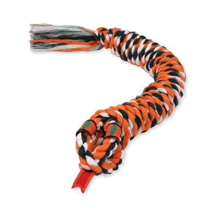UPC: 0746772530610 | Mammoth Medium 18  Snakebiter Shorty Rope Dog Toy  Ships in Assorted Colors