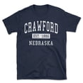 thumbnail image 1 of Crawford Nebraska Classic Established Men's Cotton T-Shirt, 1 of 1