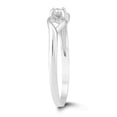 thumbnail image 2 of SZUL Women's 1/10 Carat TW Diamond Heart Promise Ring in 10K White Gold, 2 of 4