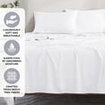 thumbnail image 4 of Superior 300 Thread Count Duvet Cover Set, Full/ Queen, White, 4 of 6