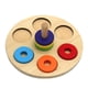 thumbnail image 2 of Juguete Montessori con anillo de , Base de madera, juguete educativo desmontado, reconocimiento de forma, clasificación de colores, apilable, Yotijar Juguetes Montessori, 2 of 10