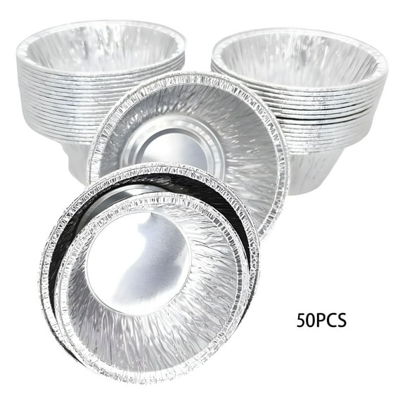 ACDANC Air Frying Pan Special Paper Bowl Disposable Tinfoil Tray Aluminum Foil Bowl Oven Household Egg Small Tin Foil Box