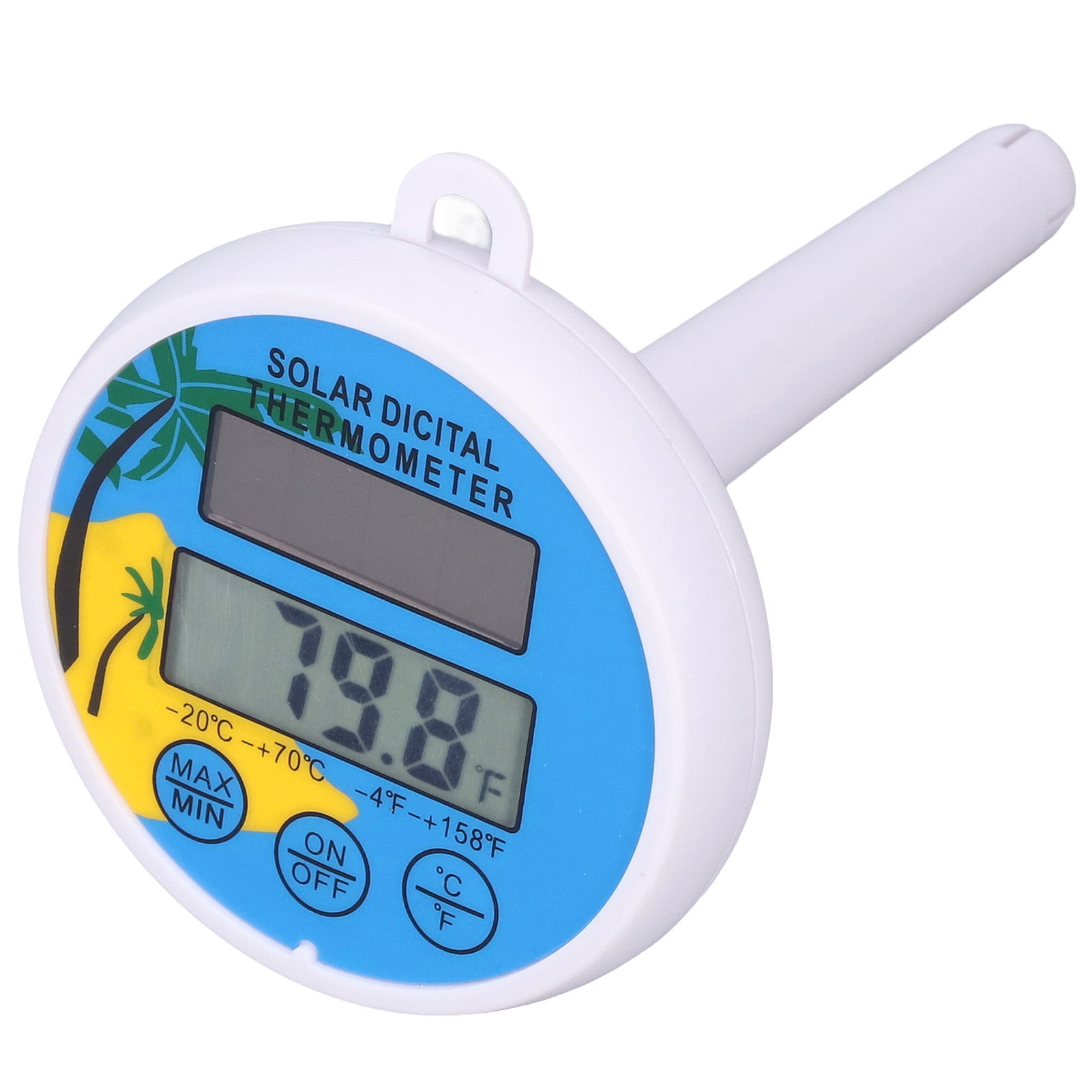 Solar Thermometer, Accurate Floating Thermometer Minimum Maximum For