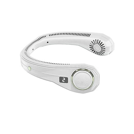 

Jpgif U5 Portable Neck Hanging Electric Fan USB Rechargeable Wind Volume Adjustable Electric Fan
