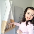 thumbnail image 2 of Lubelski Wall Mounted Wooden Triangle Shelf, 2 of 7