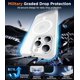thumbnail image 3 of Funda con Soporte Magnético invisible, Mate Delgado, para iPhone 13 Pro, Mate Transparente, 3 of 7