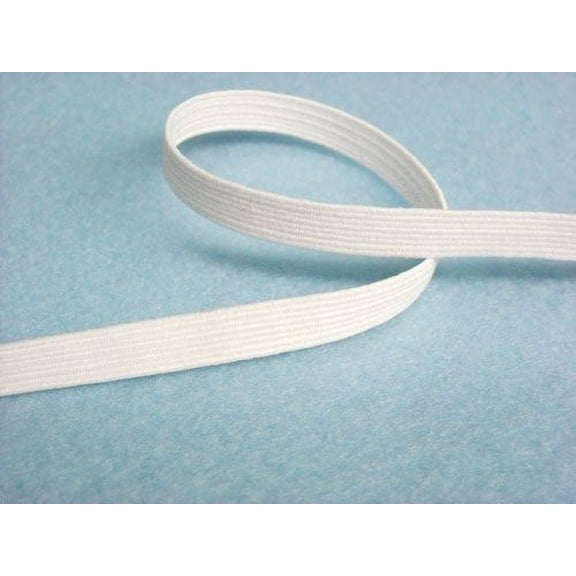 Wholesale Flat Braided Elastic 1040 - White 1/4" 144yds