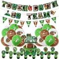 thumbnail image 1 of Decoraciones Para Fiestas. Decoraciones De Cumpleaños Con Temática Futbolística. Set De Artículos Para Fiestas Deportivas (Set De Banderas De Cumpleaños, Globos, Adornos Para Tartas, Globos)., 1 of 4