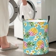 thumbnail image 4 of Cauagu Cute Pineapples for Laundry Basket,Collapsible Organizer Basket for Storage Bin Toy Bins Gift Baskets Bedroom Clothes Children Nursery Hamper -Medium, 4 of 7